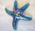 Aqua Starfish Paperweight/Decor