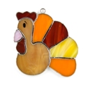Turkey Stained Glass Suncather/ Nightlight