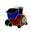 Toy Train Stained Glass Nightlight or Suncatcher