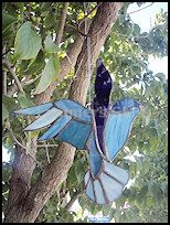Stained Glass Bluebird
