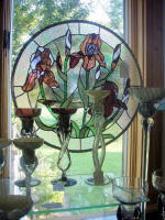 Stained Glass Iris